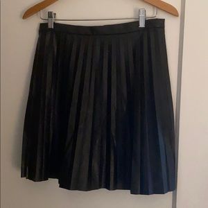 Faux Leather Skirt